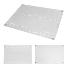 3 Piece Clear Acrylic Planning Board Set