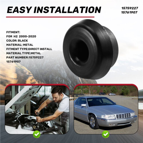 15759227 15761907 New Main  Rubber Bushing Lower Main  Rubber Bushing for  H2  2000-2020 2