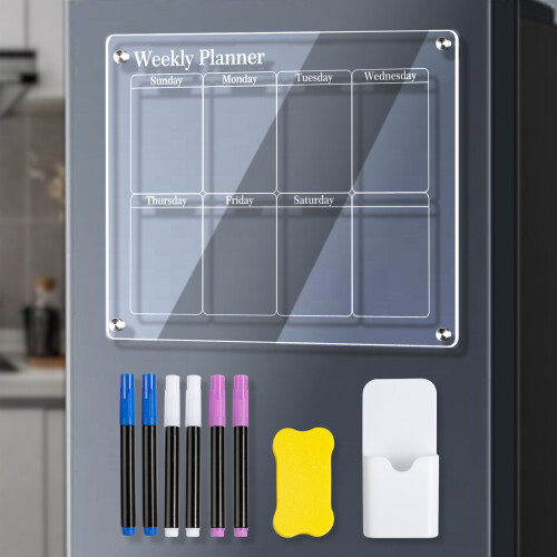 3 Piece Clear Acrylic Planning Board Set 2