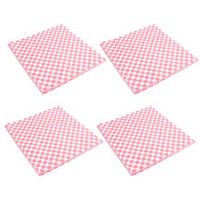 400 Pieces Charcuterie A Carreaux Panier de Bonbons Papiers D'Emballage de Nourriture de Liner, Anti-Graisse