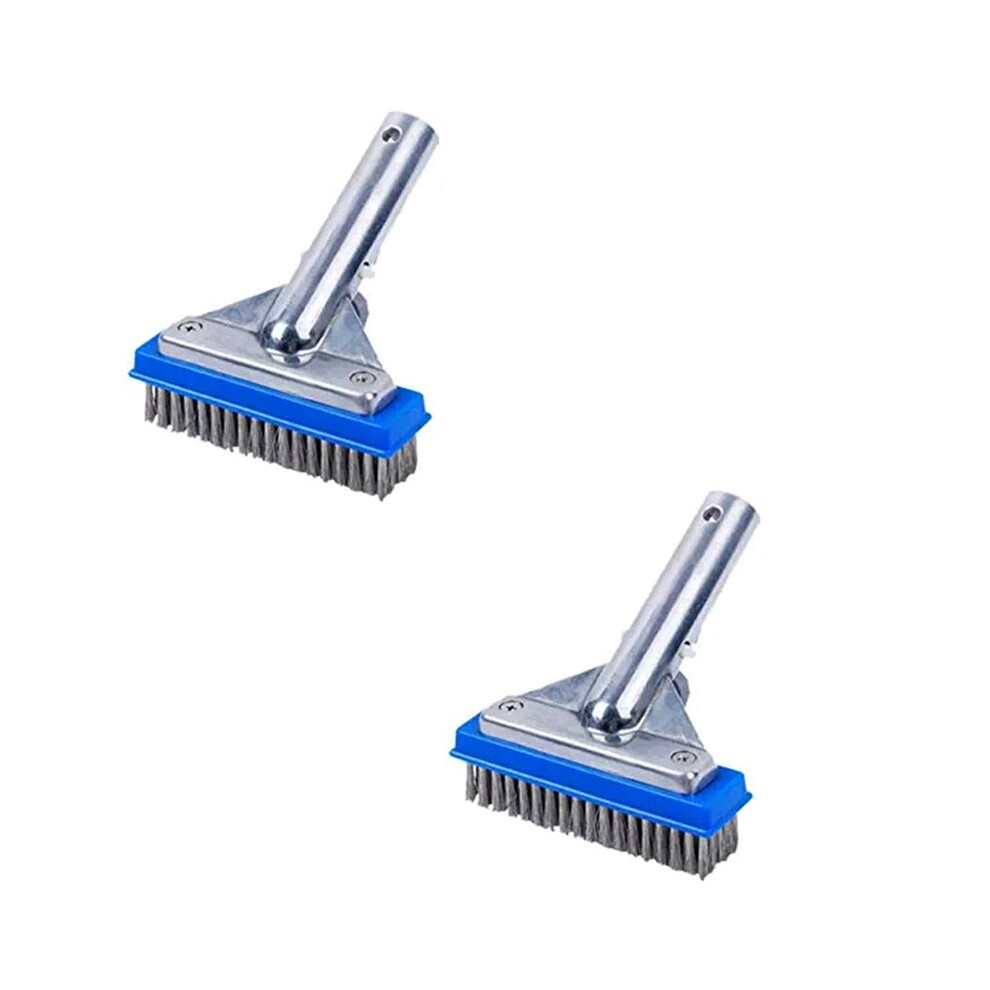 2X Swimming Pool Cleaning Brush Wire Brush Pool Bottom Wall Cleaning Brush Pool Cleaning Equipment 4711120631529