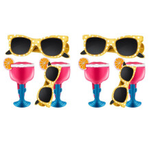 8X Winddichte Strandtuch-Clips für StrandstüHle, Terrassen- und PoolzubehöR, Cartoon-CocktailgläSer, Handtuchclips für Zuhause