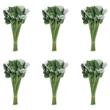 300 Pçs Hastes de Flores Artificiais Falsas para Buquê Feito à MãO Flor Folha Veia Casamento DecoraçãO para Casa