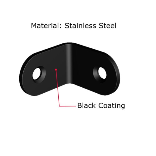 L Bracket Metal Brackets 50pcs for Corner Brace Small Shelf Brackets with Screws for Mounting Support 2