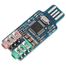 Free driver USB Sound Card CM108 USB Sound Card Chip