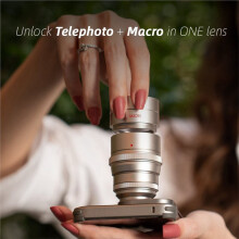 Teleconvertidor de Lente Teleobjetivo Retro con T para Teléfonos Móviles, Lente Macro Telefoto 2X para para VIVO X200U para 15