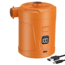 USB-Wiederaufladbare Drahtlose Elektrische Luftpumpe mit Digitaler Anzeige für Outdoor-Camping