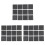 50mm x 50mm Plastic Square End Blind Plugs Cap Pipe Inserts 36Pcs 1