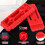 Red Feet Mounting System for Packout - 20pcs Options, Heavy-Duty Mounting Feet Packout System 5