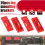Red Feet Mounting System for Packout - 20pcs Options, Heavy-Duty Mounting Feet Packout System 7