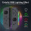 Wireless Game Joypad for   Controller RGB Light Glare Vibration Six-Axis Body Sense  L/R Gamepad 2
