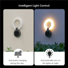 Solar Lights Outdoor,Waterproof Atmosphere Light,Outdoor Buried Lamps,Wall Lighting, Lawn Lamp, for Balcony Garden Decor