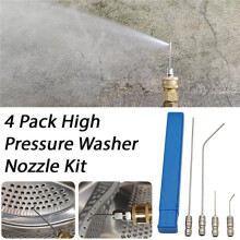 4 Pack High Pressure Washer NozzleKit - Pressure Washer NeedleTips for Washing Machine & AC Cleaning for Cleaning