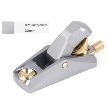 Plaina Manual Portátil de Ângulo Baixo de 33 Graus para Marcenaria, Ideal para Modelos em Miniatura, com Corpo em Liga de Alumínio.