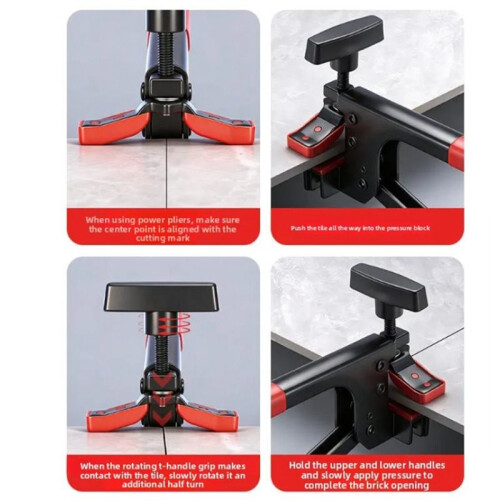 Alicate de Corte e Quebra de Azulejos, Resistente, para Cerâmica, com Cabo de Torção 2