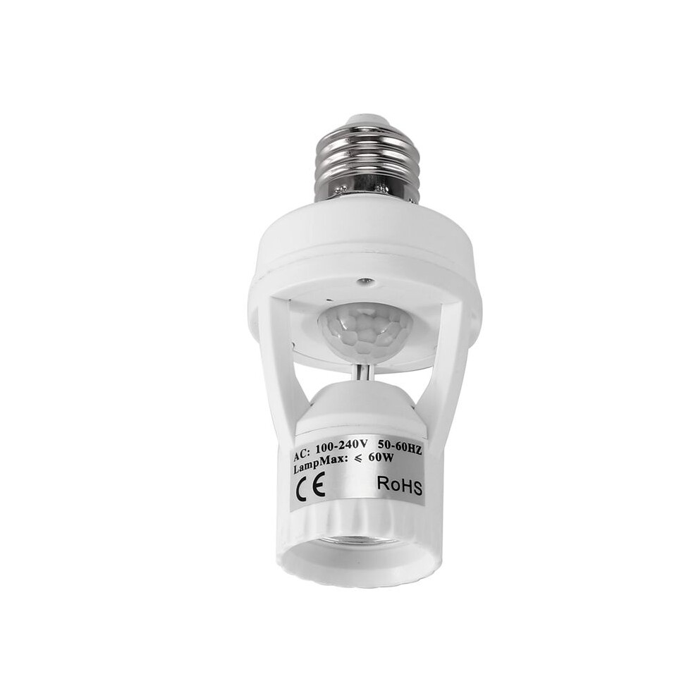 5X Ac110-220V 360 Degrees Pir Induction Motion Sensor Ir Infrared Human E27 Plug Socket Base Led Bulb Lamp Holder 4713738736306