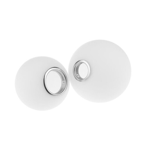 Abajur de Vidro Branco para Lâmpada E14, Encaixe de 1,06 Polegadas, Modelo Moderno para Luminárias de Mesa e Pendentes. 1