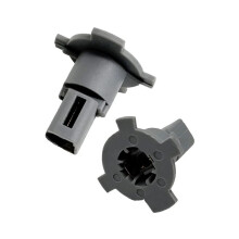 925501M000 2x License Plate Light Bulb Holder for Accent 2012-2017 - Direct Replacement Plastic Auto Accessory