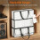 6 Pack DVD Storage Bags, Clear PVC DVD Case Holder with Handles, Front Window Zipper Design, Stackable Media Organizer 5