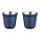 2X 80Ml Double Wall Stainless Steel Espresso Cup Insulation for  Pixie Coffee Cup Capsule Shape Coffee Mugs,D 1