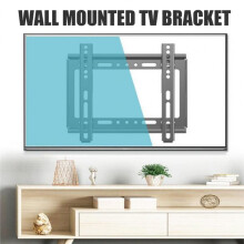 Suporte de Parede Universal de Baixo Perfil para TVs de 14" A 42" (Tela Plana ou Curva), Suporta Até 20 Kg, Dimensões: 280 X 210 X 195 mm.