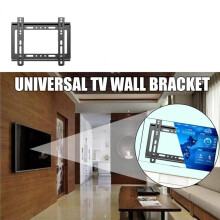 Suporte de Parede Universal de Baixo Perfil para TVs de 14" A 42" (Tela Plana ou Curva), Suporta Até 20 Kg, Dimensões: 280 X 210 X 195 mm.