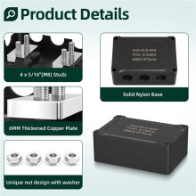 Kit de Bloco de Distribuição de Energia de 400 A para Uso Marítimo e Automotivo, 48 V CC/300 V CA