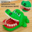 Interactive Crocodile Finger Biting Toy - Interactive Party Board Game Toy for Multiple Players - Pulling Game 2