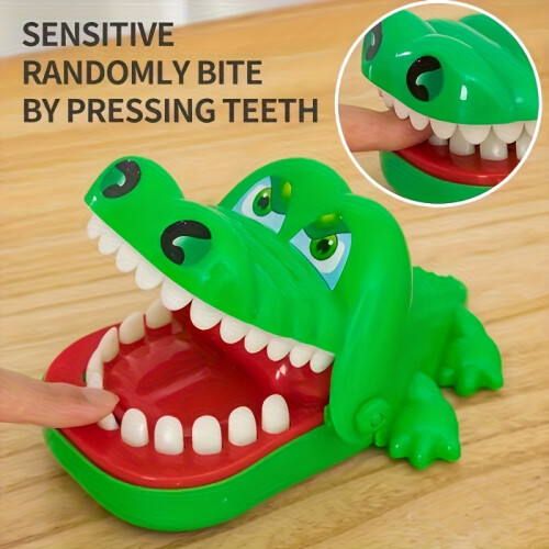 Interactive Crocodile Finger Biting Toy - Interactive Party Board Game Toy for Multiple Players - Pulling Game 1