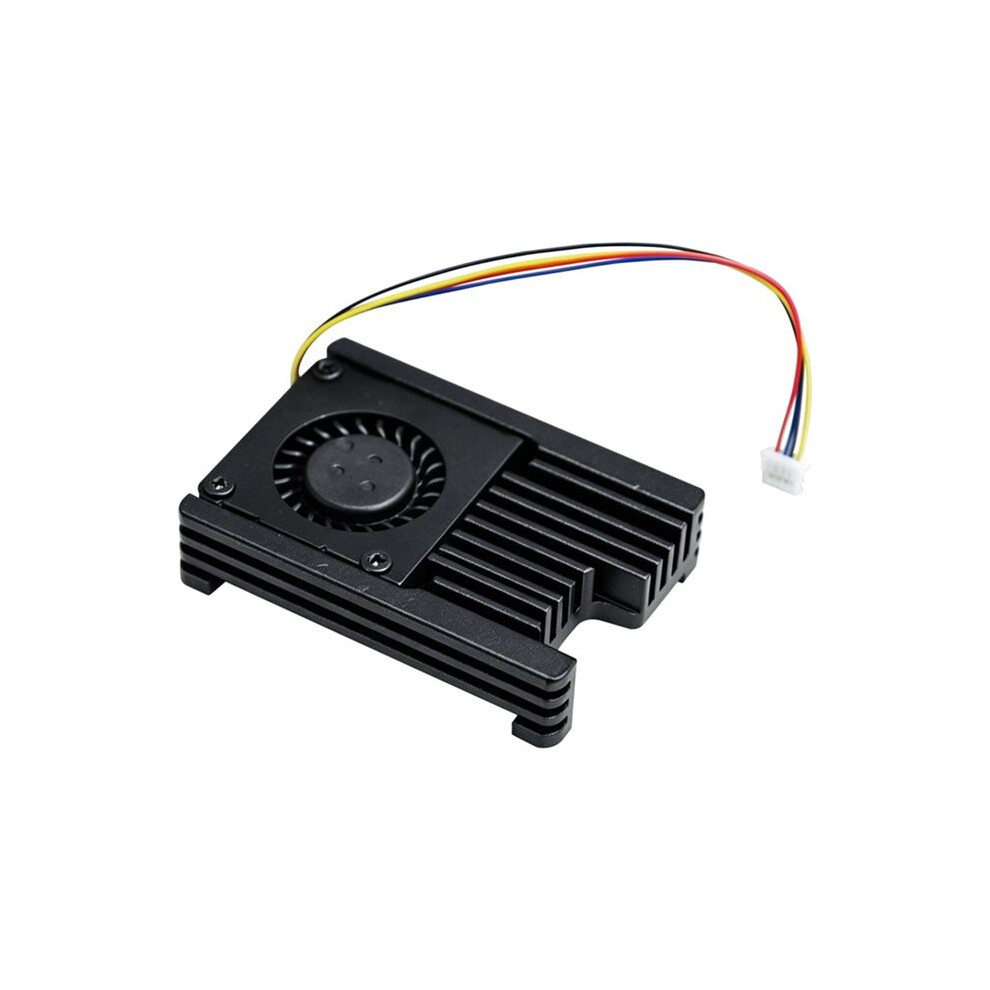 For Raspberry Pi Cm5 Heatsink Cooler Alumium For Rpi Cm4 Dedicated Heatsink With Pwm Temperature-Controlled Fan Black 4713555272902