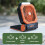 Ventilatore Portatile Solare con Luce LED, USB, Timer e Bussola per Avventure All'Aria Aperta. 4