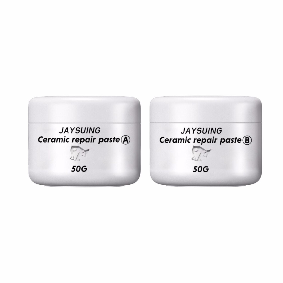 Jaysuing Tile Repair Agent Ceramic Paste Toilet Marble Pit Glaze Repair Agent Tile Glue Adhesive 6921940600850