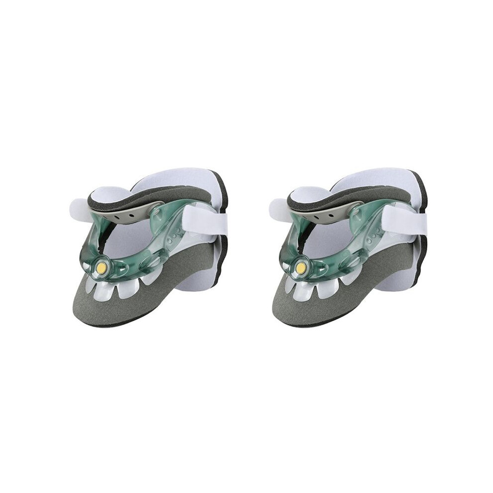 2X Traction Device Neck Corrector Cervical Collar Neck Stretch Protector Spine Fixation Support Brace Neck Braces