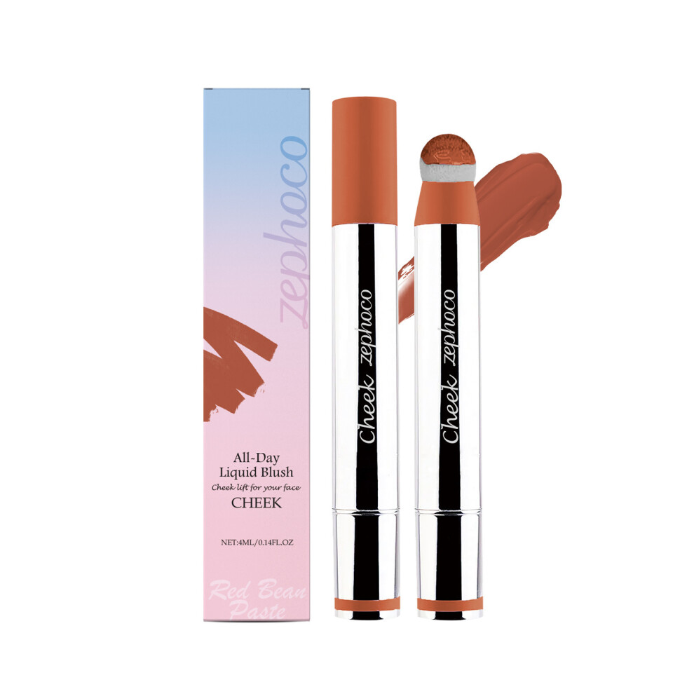 Liquid High Gloss Blush Lip Gloss Hydrating non-stick cup multifunctional contouring highlight blush lip gloss