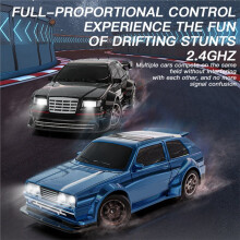 1:43 4WD Drift Racing RC Car with Gyroscope Speed Real Lighting and Damping High Speed Remote Control Cars for Kids Toy