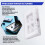 Open Audio Cassette Shell Case for DIY Reel to Reel Cassette Tape Plastic Shell White 3