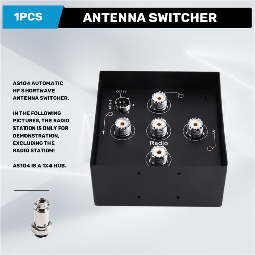 New AS104 Automatic   Antenna Switcher for  CIV Linkage Control, for  BAND Linkage 1