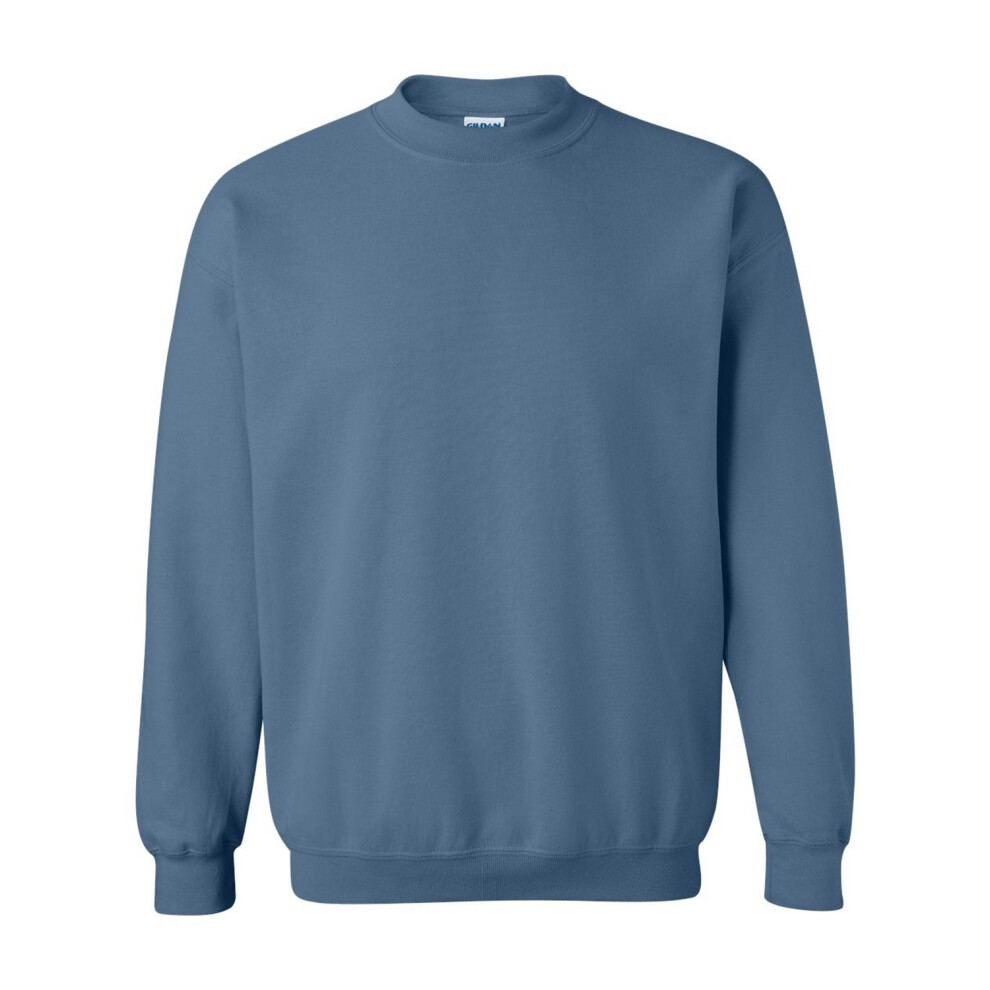 Gildan (Xl, Indigo ) Unisex Adult Heavy Blend Crew Neck Sweatshirt Blue