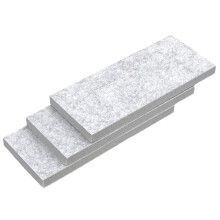 1Set Luftdichte Ac Isolierpaneele Aus Grauem Filz Und