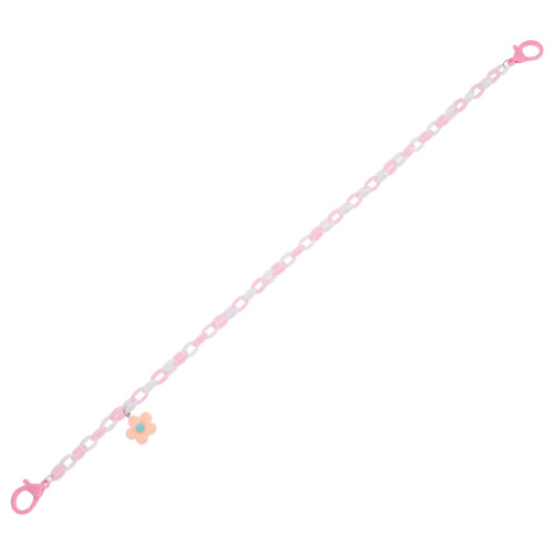 1Chaîne Port Enfants Fleurs Multicolores Sécurisée