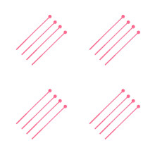 8Paires Baguettes Petite Taille Rose Mallets Plastique Pour Xylophone