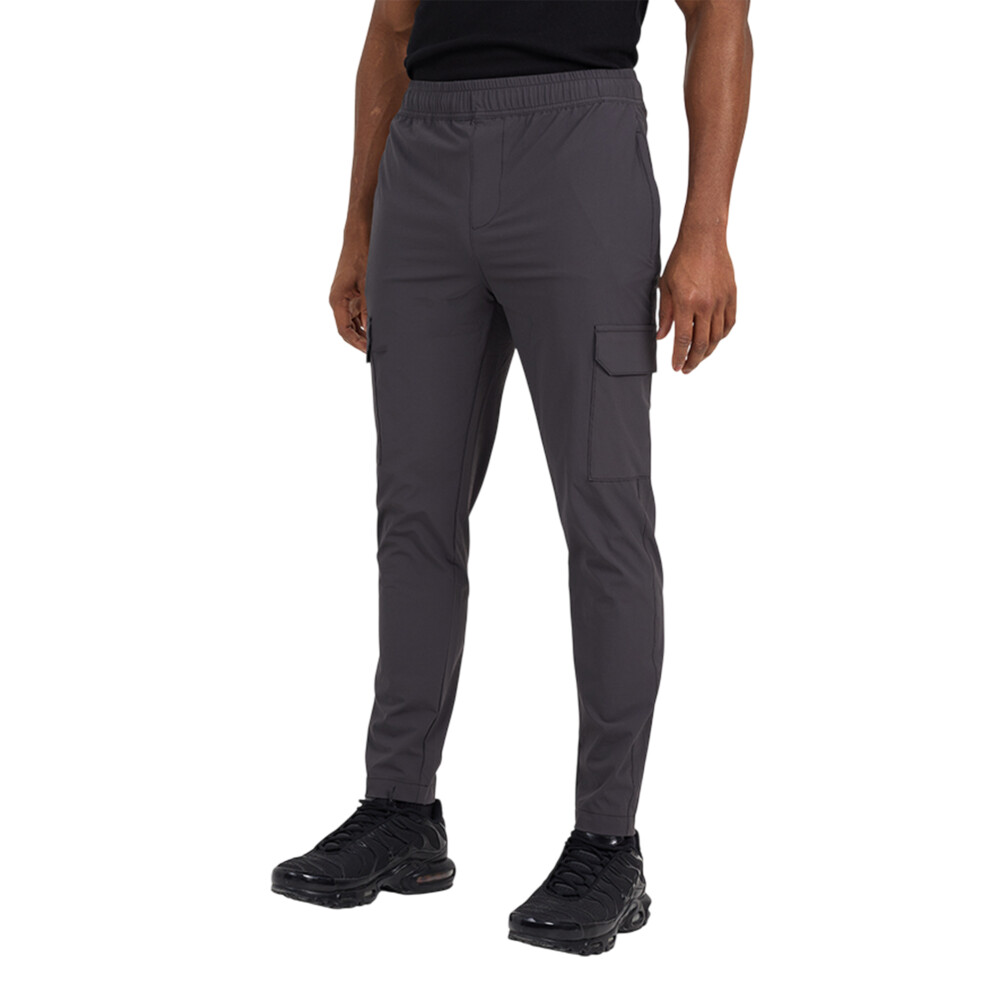 Brave Soul (Xs, Dark Grey) Mens Ripstop Cargo Trousers