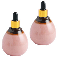 95Mlbouteille Céramique Aromathérapie Rose Pipette Pour Beauté