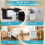 Sensor Bins for Kitchen, 8L Touchless Sensor Bin, Waterproof Automatic Bin with Lid, for Kitchen Bathroom 7