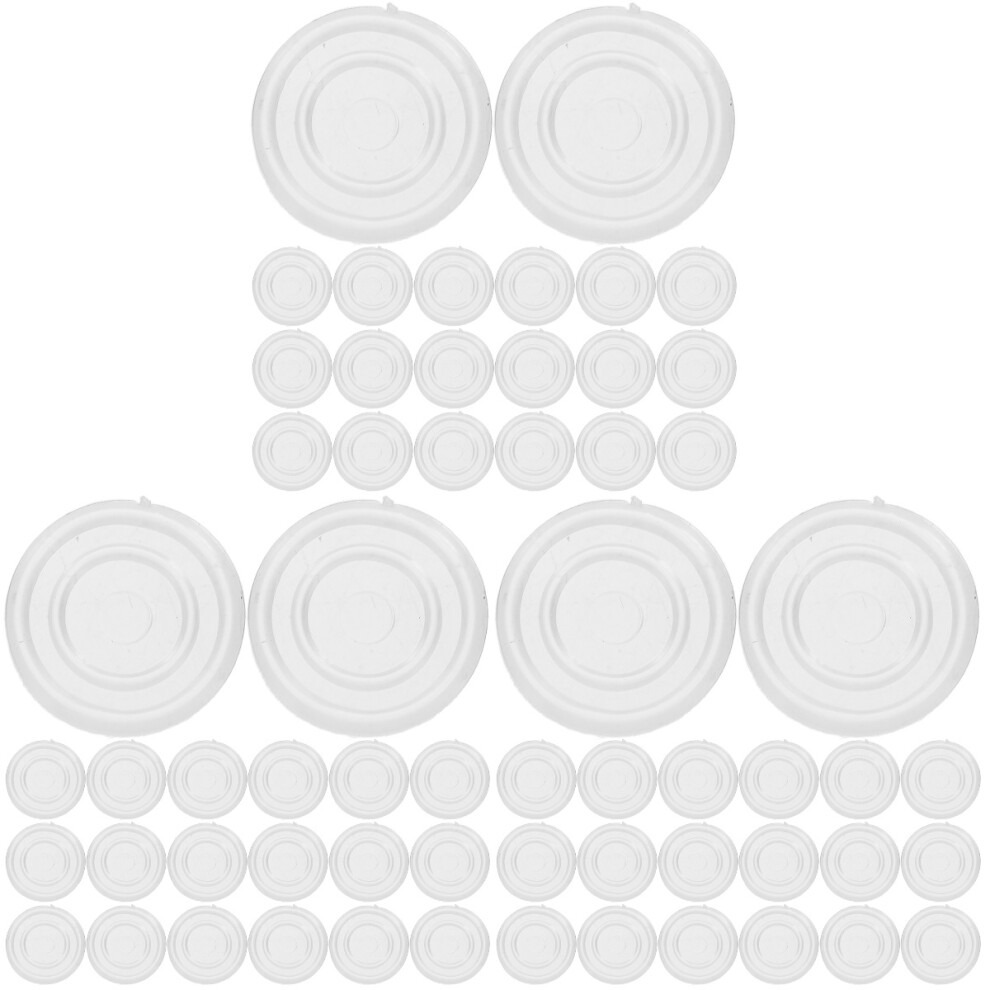 300Pcs Clear Pvc Chair Foot Pads Non-Slip Furniture Cups For Home Use 3044212624897