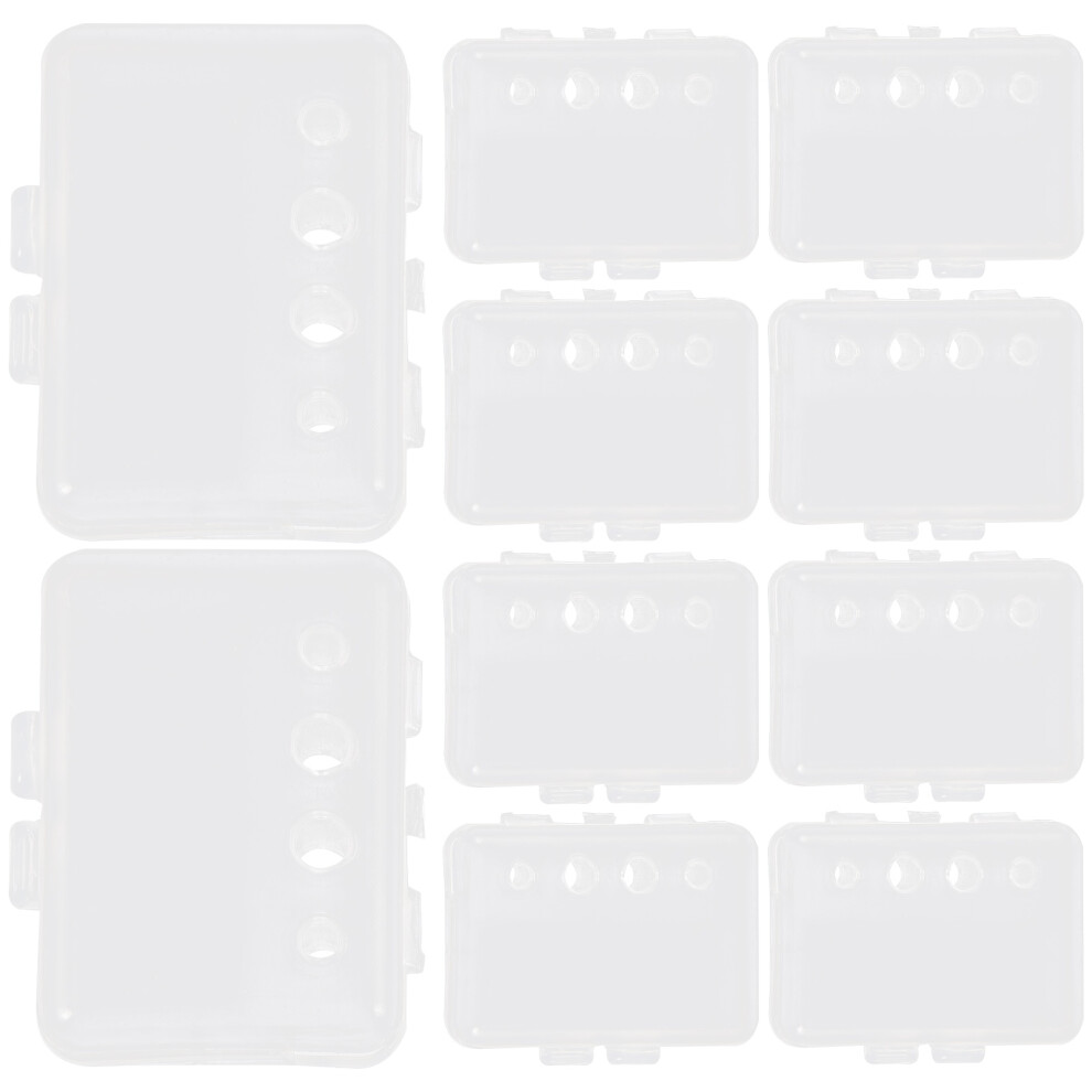 Happyyami 20 Pcs Travel Portable Toothbrush Heads Covers Storage Caps Protector