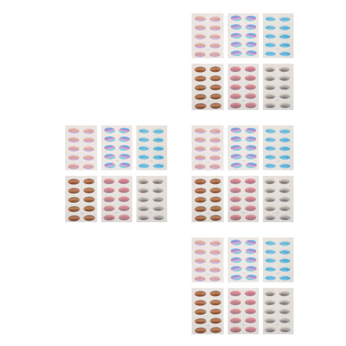 24Sheets Easy Apply Waterproof Eyeshadow Stickers Multi Color Cosplay