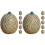 12Pcs Resin Simulation Cantaloupe Fruit Models Green Decorative Props 1