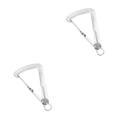 2Pcs Portable Stainless Diameter Measuring Caliper