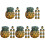 40Pcs Realistic Resin Mini Pineapple Artificial Fruit Display 1